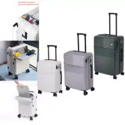 Carry On Luggage & USB Charging Port PC Hard Shell Travel Suitcase Top Opening