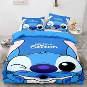 c84 Stitch Duvet Cover Bedding Set Pillowcase Quilt Cover Home Bedding Children's Gifts Needlework Multi-Size Room Decor ee84