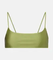 [Jade Swim] Jade Swim Muse Scoop bikini top AU 8 green