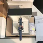 IWC_AQUATIMER 自動機械計時緞面跑道手錶 SW300 機芯橡膠錶帶