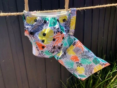 Reusable Cloth Swim Nappy Diaper Newborn Baby Toddler Unisex Boy Girl Wet Bag