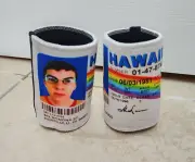 McLovin License ID Card Novelty Pop Culture Stubby Holder Can Cooler - Lot of 2