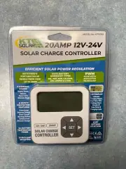 KT Solar 20 AMP 12-24V Solar Charge Controller - KT70783