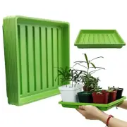 10-Pack Microgreens Seed Starter Grow Trays for Seedlings, Shallow Seeding Ge...