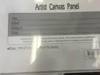 5 Blank Panels 16"X20"Artist Canvas Panel Board Art Drawing 40cmX50cm Bulk