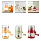Hand Fruit Juicer Lemon Squeezer with Measuring Container with Dust Cover