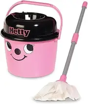 Casdon Hetty Mop & Bucket | Branded Toy Cleaning Set for Children Aged 3+ | Features Hetty’s Cute Face for Lots of Cleaning Fun!