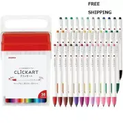 ZEBRA CLiCKART [36-color set ] WYSS22-36C-N Free Shipping