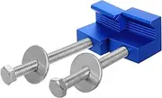 Alipis 2pcs Box Tool Box Clip Pickup Toolbox Fastener Truck Cap Clamp Truck Tool Holder Truck Clamp Automotive Wire Clips Tool Mounts for Vehicles Truck Canopy Clamps Aluminum Alloy Blue