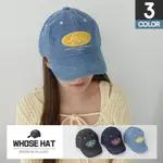 【WHOSE HAT】韓國製 牛仔刺繡棒球帽 鴨舌帽 遮陽帽 帽子