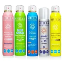 在飛比找Yahoo!奇摩拍賣優惠-SHILLS SPF50 很耐曬防曬冰鎮噴霧 舒兒絲防曬噴霧