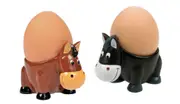 Horse Boiled Egg Cup Set of 2