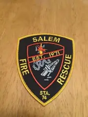 Salem Fire Department Patch Station 74 Est 1971