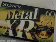 10 Sony XR60 Metal Bias Audio Cassette Tapes New Old Stock