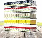Cigarette Exhibitor - Cigarette Exhibition Shelf Mounted On The Wall, Automatic Cigarette Display, Transparent Acrylic Cigarette Support (49.5x28.4x84cm)
