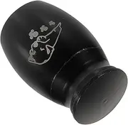 Happyyami Small Pet Urn for Ashes Metal Cremation Container Durable Pet Ashes Keepsake for Dogs and Cats Memorial Jewelry Box Elegant Design