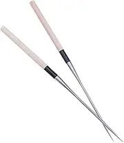Japanese Chopsticks for Sashimi Stainless Steel Point Head Material Non-Slip Grip for Home Travel