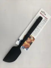 New KitchenAid Black Soft Silicone Scraper Spatula