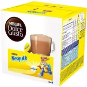 NESCAFE DOLCE GUSTO Nesquik Instant Drink with Calcium | 16 Capsules/Pods in Box