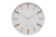 ESME 40cm White Silent Wall Clock by One Six Eight London