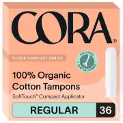 Organic Applicator Tampons | Regular Absorbency | 100% Organic Cotton Unscent...