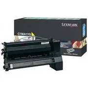 Lexmark C780A1YG YELLOW (PREBATE)TONER YIELD 6,000 PAGES FOR C780