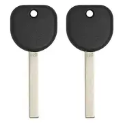 (2 Pack) Keyless2Go Uncut 46 Chip Transponder Keys E119-PT for GM