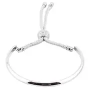 Arsenal FC Womens/Ladies Rope Crest Bangle Silver One Size