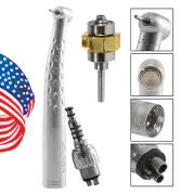 Dental Fast High Speed Handpiece Push Button 4Hole Quick Coupling Swivel / Rotor