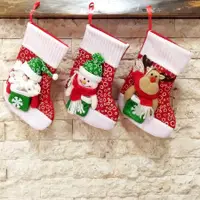 在飛比找蝦皮商城優惠-聖誕襪 鹿聖誕襪 雪人聖誕襪 老公公聖誕襪 台中出貨 聖誕館