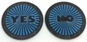 Yes Or No Coin #4, Make A Decision, 42mm Wide, You Get 1 X Coin With Two Sides