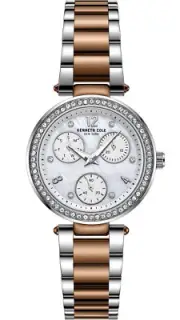 Kenneth Cole New York KC51065015 Women's Analog Crystals Watch Steel Bracelet