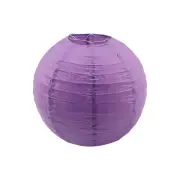 (20cm Dark Purple) Round Paper Lantern New And Hot
