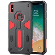 For iPhone XS Max Tough Defender II Case Red Shockproof TPU & PC Armour Cover