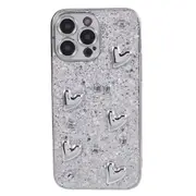 For iPhone 12 Pro Max Case 3D Epoxy Electroplated Phone Cover