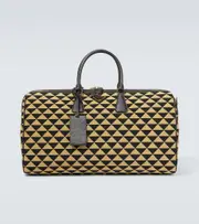 [Prada] Prada Symbole Large jacquard travel bag