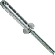 Pop Rivets 1/4" x 1" Aluminum Body Steel Mandrel Dome Head Blind Qty 500