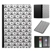 PASSPORT ITINERARY ORGANIZER|GEOMETRY TRIANGLE COOL PATTERN