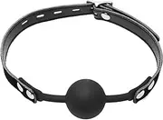 Master Series Premium Hush Locking Silicone Comfort Ball Gag