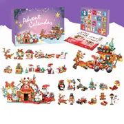 2024 Advent Calendar Christmas Building Block 24 Days Countdown Surprise Box-Style 2