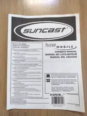 Suncast Hose Cart 225 ft. Wheeled OWNERS MANUAL ONLY