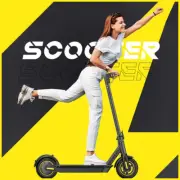 Adults Electric Scooter 10" Wheels 50km/h 40km Range with Seat eScooter eBike
