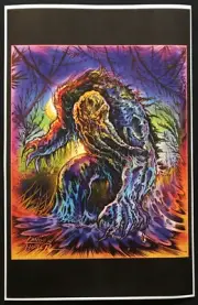 "MAN-THING (colored art)" -11x17 Art PRINT* by Landon Huber