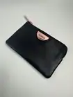 Mimco Echo Matt Black Small Rose Gold Pouch Wallet • Authentic • Brand New