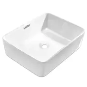 Bathroom Basin Ceramic Vanity Sink Hand Wash Bowl 48x37cm White