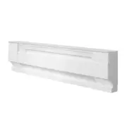 Cadet 24 Inch Electric Baseboard Heater Convection White 240/208-Volt