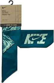 Nike Dri-Fit Reversible Head Tie - Unisex, Turquoise/Swoosh
