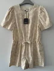 Country Road Girls Metallic Button Jumpsuit Size 10 Years RRP$89.95