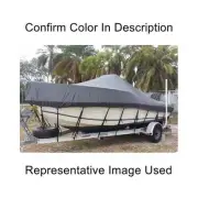 Carver 74303F-10 Styled-To-Fit Paddle 3 Seater Travel Boat Cover, Slate Gray NEW