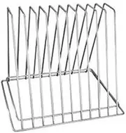 Trenton Chrome Cutting Board Rack 10 Slot